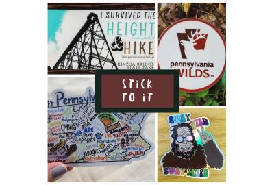 Stick to it! Stickers that show your love of nature and the PA Wilds