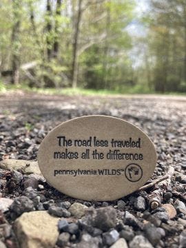 The road less traveled magnet