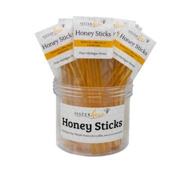 Honey Sticks - 3 Pack With Display Jar
