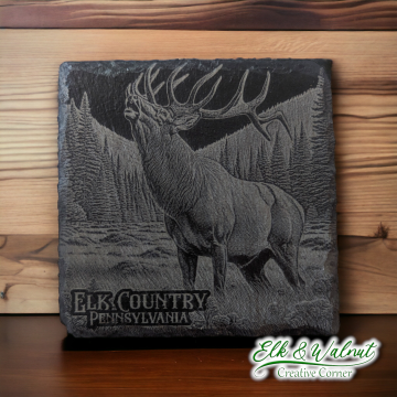 Elk Slate Coaster