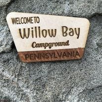 Willow Bay Campsite Magnet