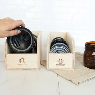 reCAP® Mason Jars Handmade Lid Organizer & Storage