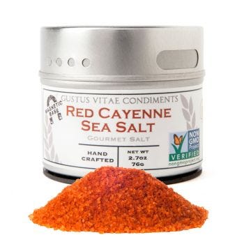 Red Cayenne Sea Salt - Case of 8
