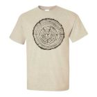 Wood Cut Adult Short Sleeve Shirt