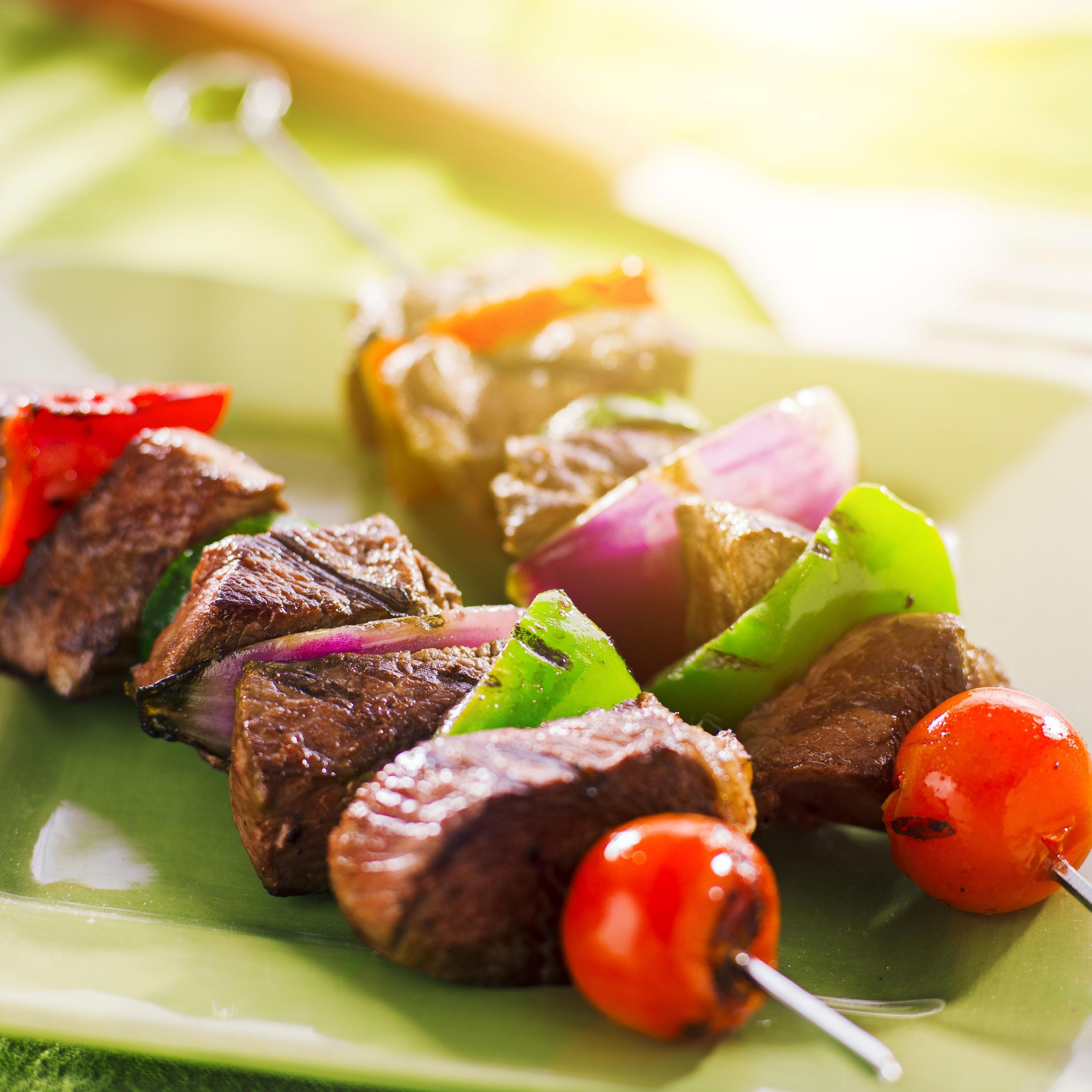 Red Hot Summer Beef Sirloin Skewers recipe.