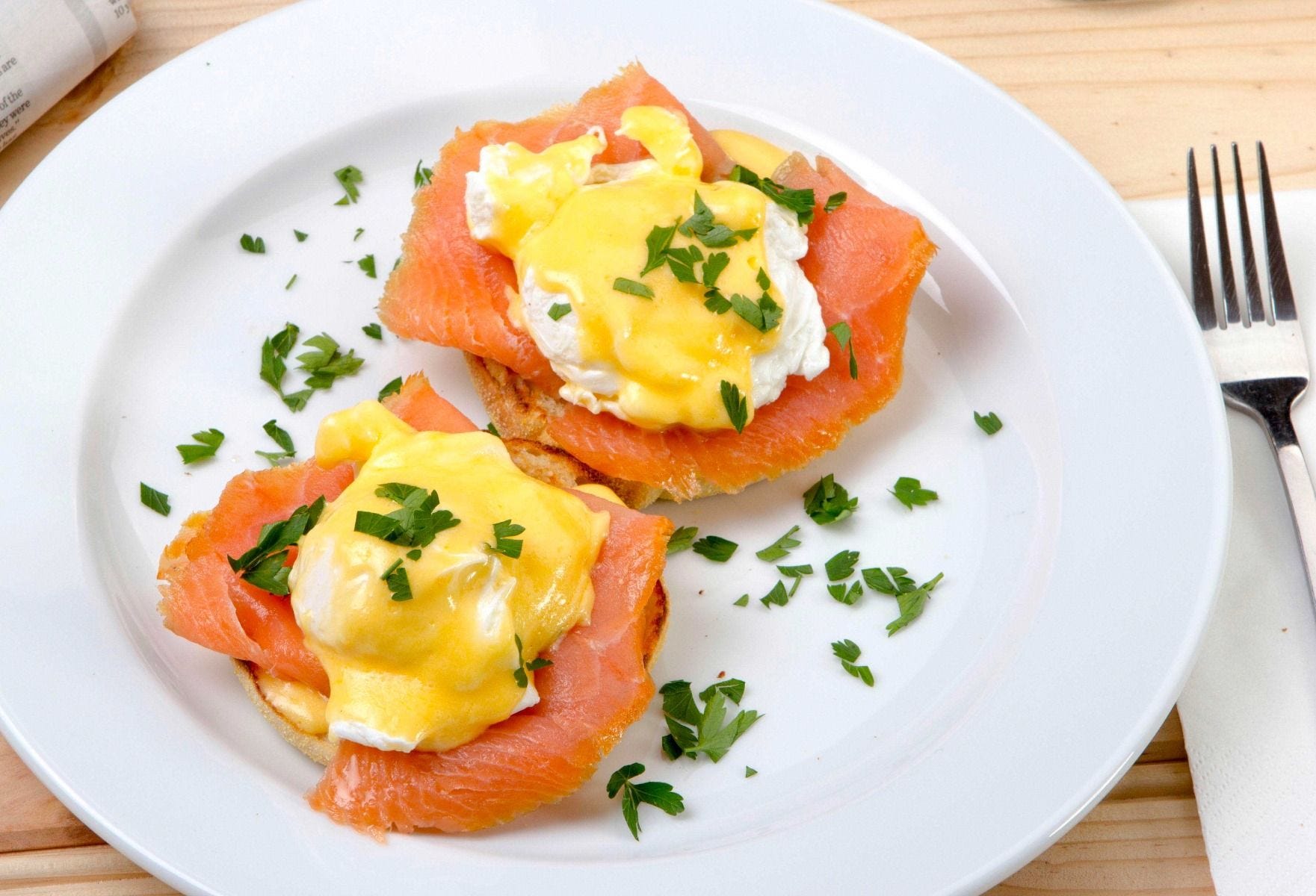 Bordeaux Salmon Benedict with Lemon Hollandaise recipe.
