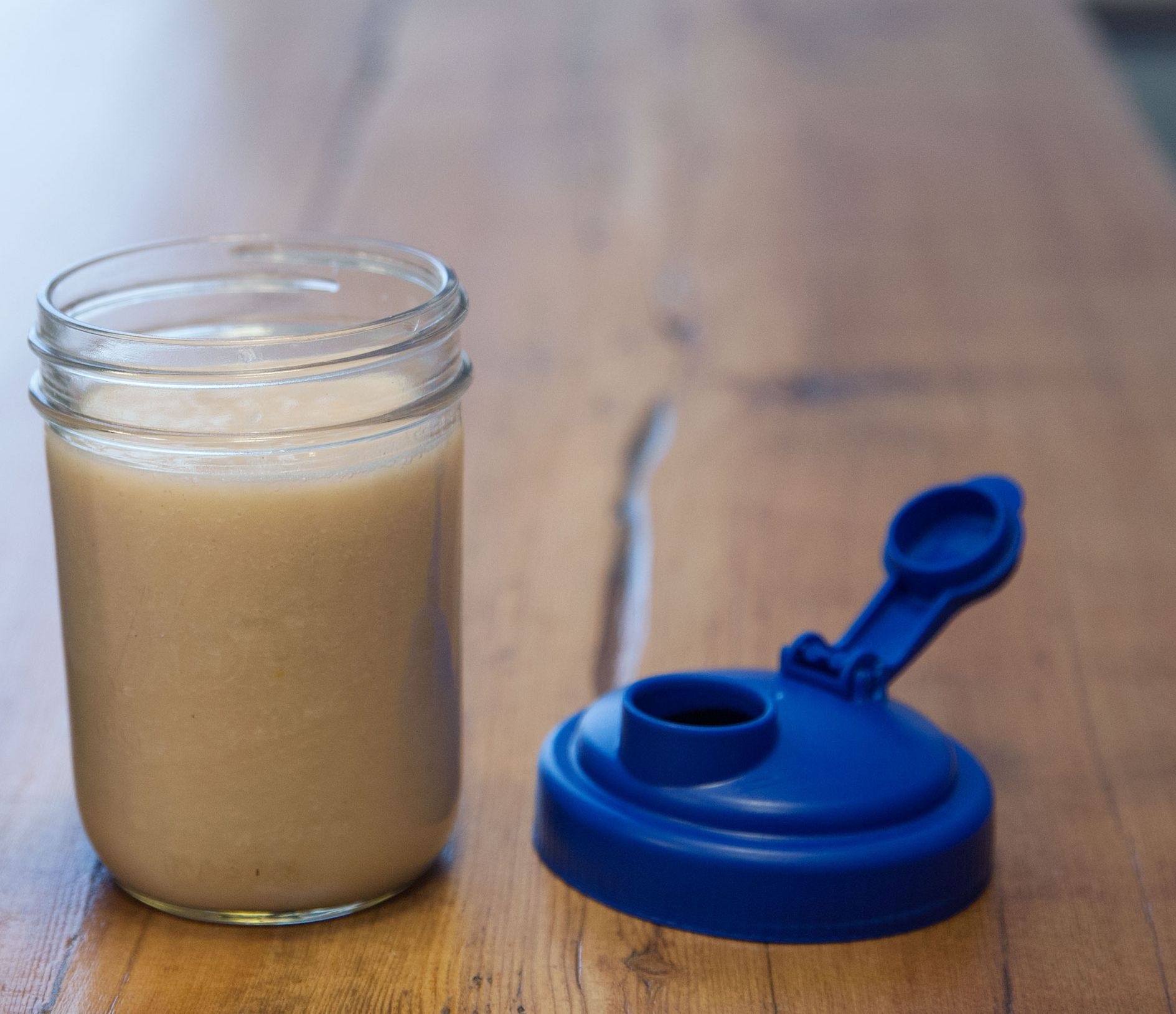 Pear Cardamom Egg Nog Smoothie recipe.