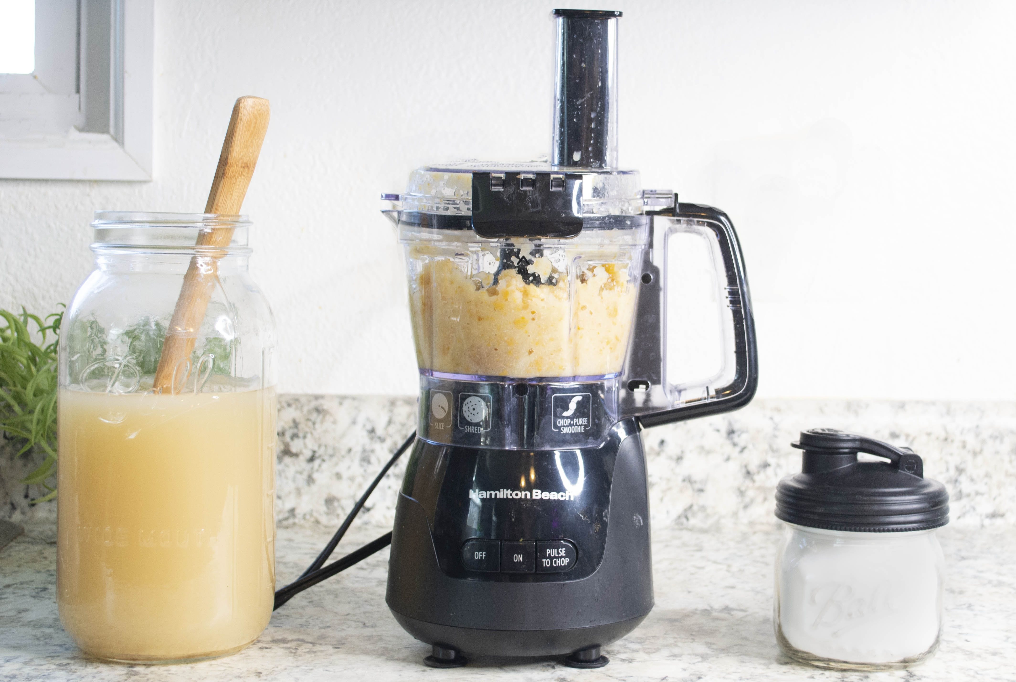 DIY Citrus Enzyme Cleaner and Scrub with Fermentation story.