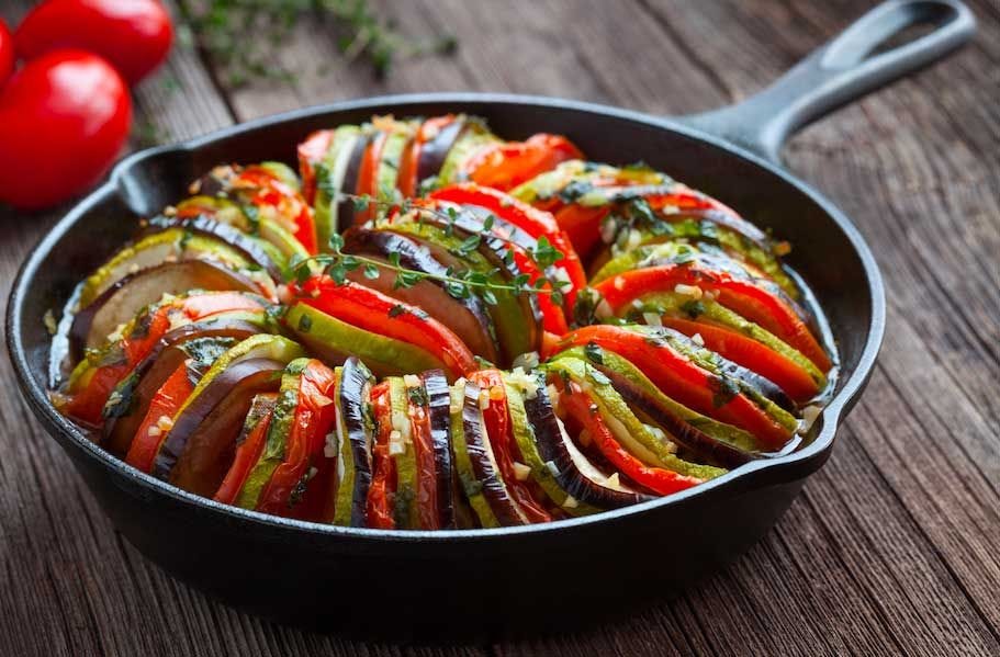 Salt Free Bordeaux-Roasted Ratatouille recipe.