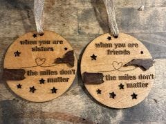 Miles Apart Ornament