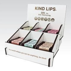 Lip Balm Starter Pack, Wholesale Counter Display Be Kind Box (72 Tubes)