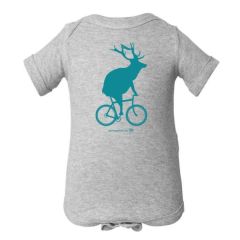Elk on a Bike Onesie