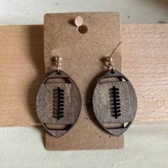 Football Earrings