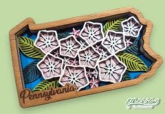 Pennsylvania Mountain Laurel Magnet