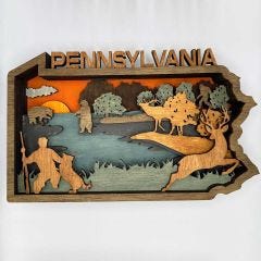 Pennsylvania 9 Layer Display