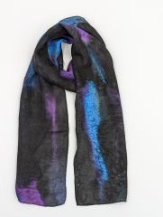 Dark Skies Colorway Hand Painted Scarf