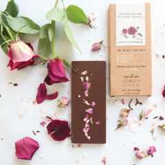 Rose with Cardamom Infusion Artisan Chocolate - Case of 10