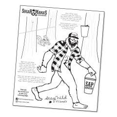 "Sap" Squatch Coloring Page Download