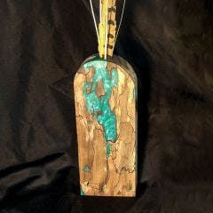 front view, Spalted Maple Vase