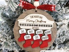 Family Stockings Ornament