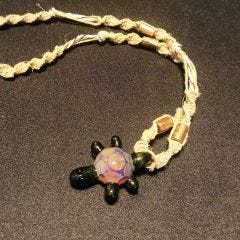 Wrapped Turtle Pendant