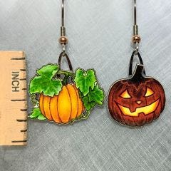 Jack-o-Lantern Jabebo Earrings