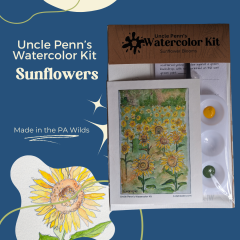 Sunflowers Uncle Penn's Watercolor Kit, Case of 6
