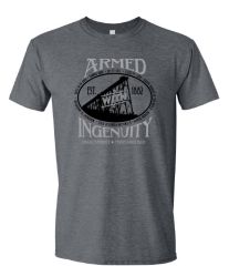 Adult Armed with Ingenuity T-shirt