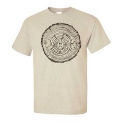 Wood Cut Adult Short Sleeve Shirt