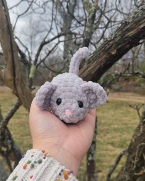 Mouse Crochet Plushie