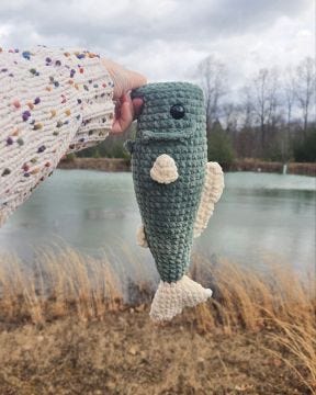 Bass Crochet Plushie