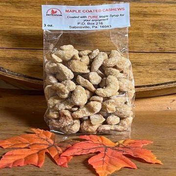 Maple Coated Cashews - Single