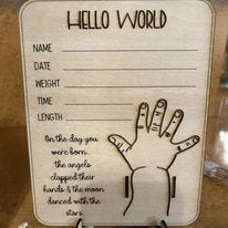 Making baby announcements