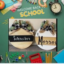 Back to School Teacher Signs