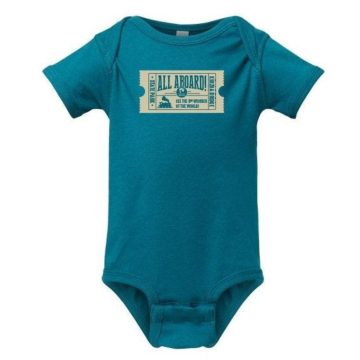KBSP Train Ticket Onesie