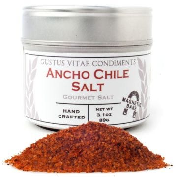 Ancho Chile Sea Salt - Case of 8