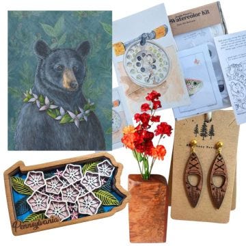 Gifts from Makers in Allegheny National Forest & Surrounds