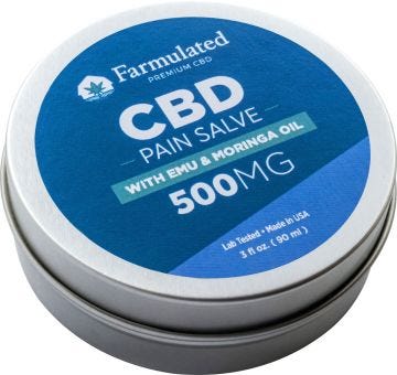 CBD Pain Salve - With Emu & Moringa Oils