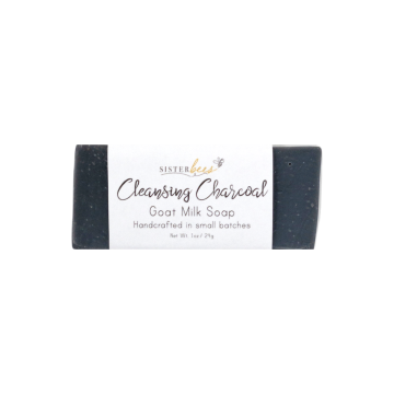 Travel Size Charcoal Goat's Milk Soap- Case of 6