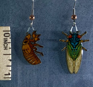 Cicada Jabebo Earrings