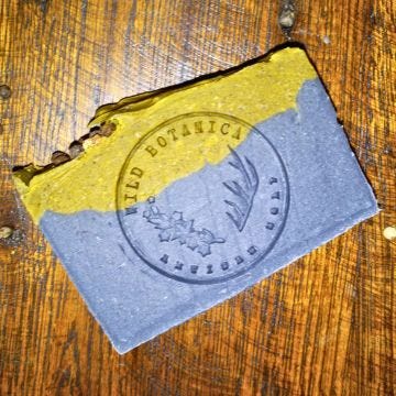 The "Ember + Algae" Handmade Artisan Soap Bar