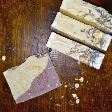The "Field + Flower" Handmade Artisan Soap Bar