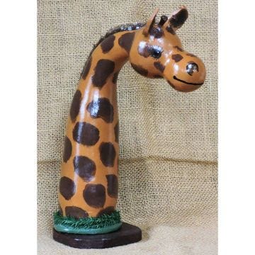Handpainted Gourd Giraffe