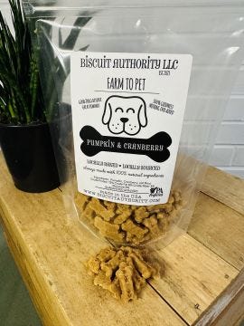 Pumpkin & Cranberry Soft Baked Pet Treats