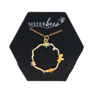 Honey Bee & Daisy Necklace - Case of 4