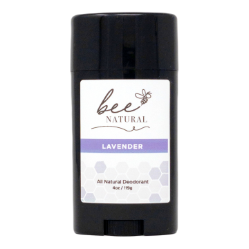 Bee Natural Lavender All Natural Deodorant- Case of 4