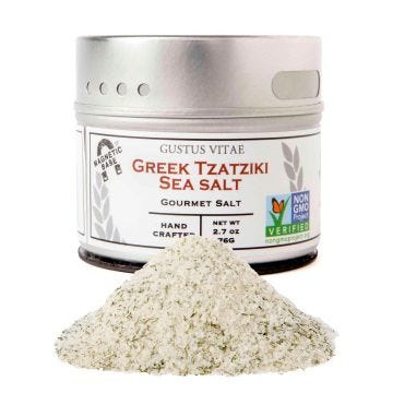 Greek Tzatziki Sea Salt - Case of 8
