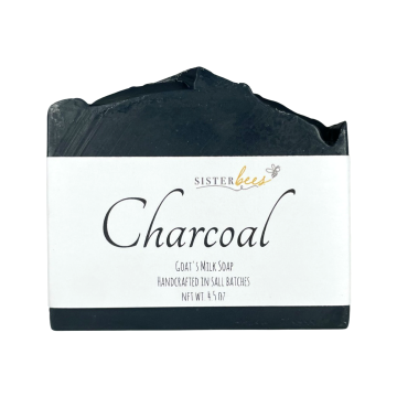 Charcoal Handmade Goats Milk Soap- Case of 6