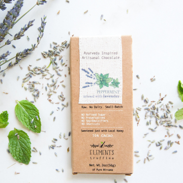 Peppermint with Lavender Infusion Artisan Chocolate - Case of 10