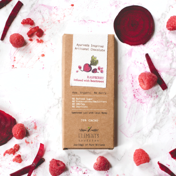 Raspberry with Beetroot Infusion Artisan Chocolate - Case of 10